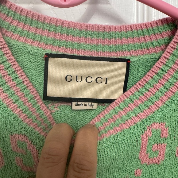Gucci Women's dress in Green and Pink